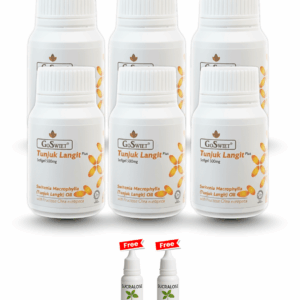 Goswiet 6 Botol FREE 2 Sucralose